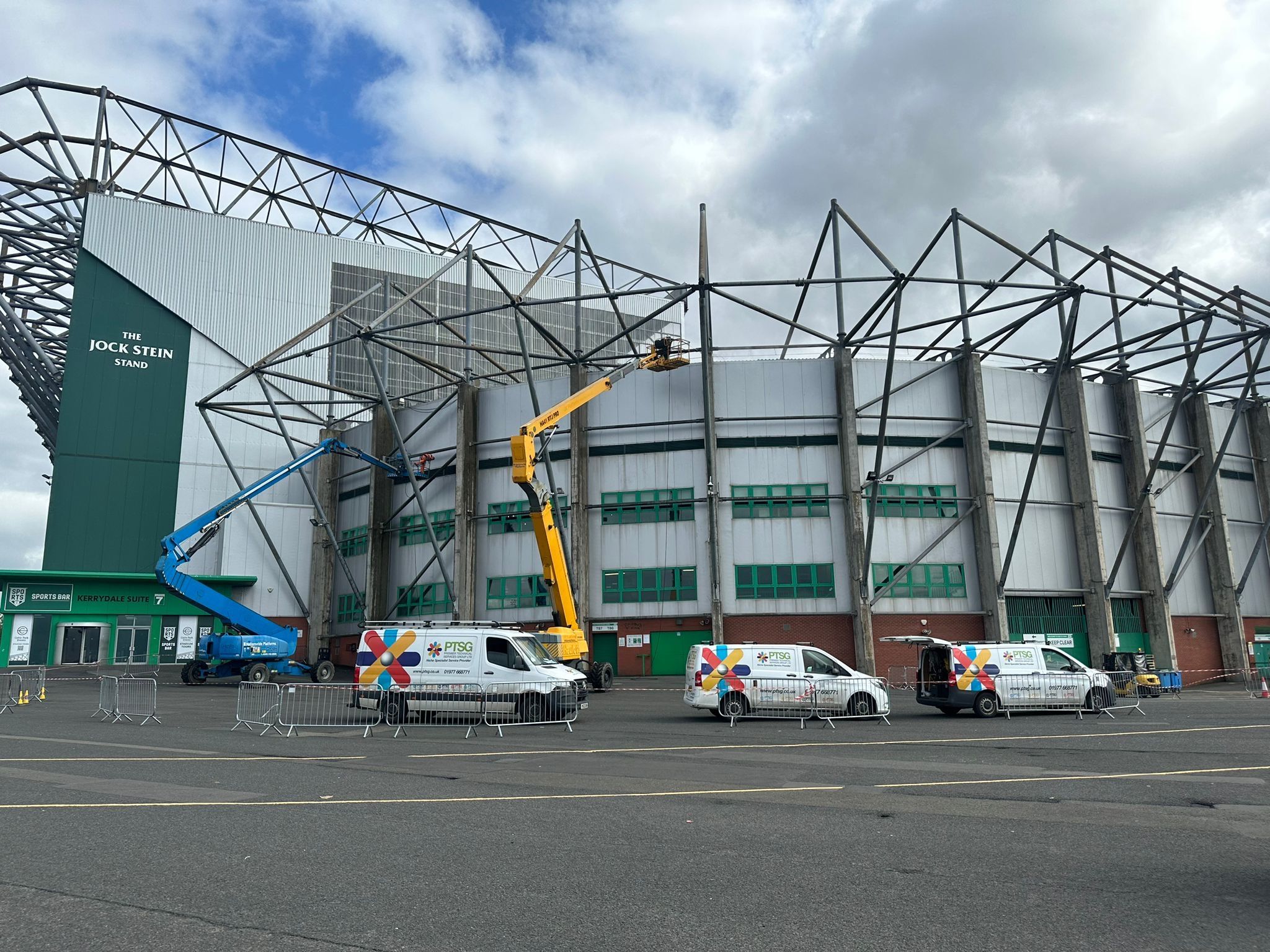 PTSG displays specialist skills at Celtic Park